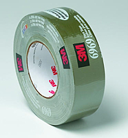 3M Duct Tape 6969 Olive Wrapped