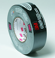 3M Duct Tape 6969 Black Wrapped